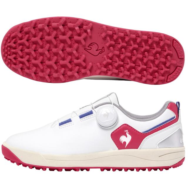 ルコックスポルティフ ゴルフ　Le coq sportif GOLF　ブランテ スパイクレス ダイヤル シューズ　レディス