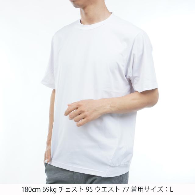 アンパスィ　and per se & GOLF　ストレッチ クール＆フレックス半袖Tシャツ_1