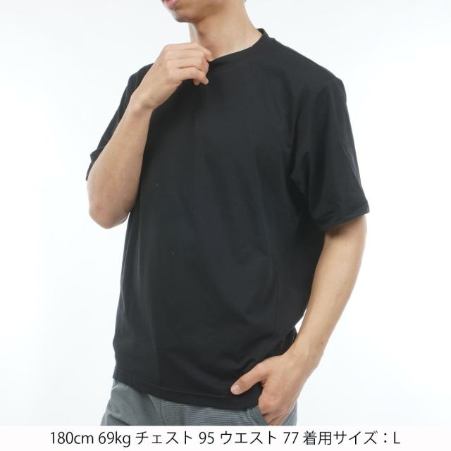 アンパスィ　and per se & GOLF　ストレッチ クール＆フレックス半袖Tシャツ_4