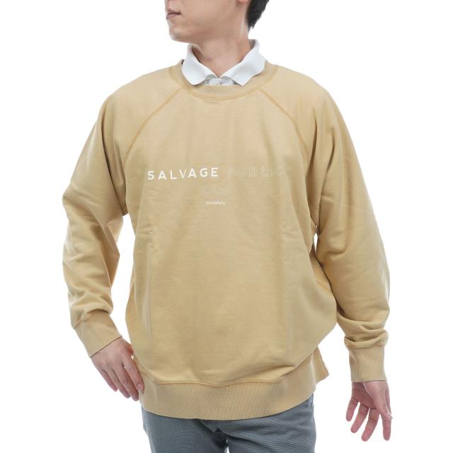 サルベージ パブリック コレパ　SALVAGE PUBLIC Kolepa　ストレッチ Tee Stamp ビンテージクルーネックスウェット