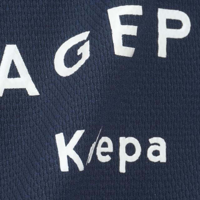 サルベージ パブリック コレパ　SALVAGE PUBLIC Kolepa　ストレッチ Kolepa Stamp クリナポハポハバイカラーモックネック半袖シャツ_10
