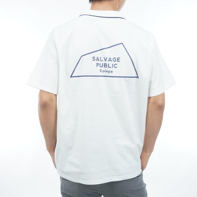 サルベージ パブリック コレパ　SALVAGE PUBLIC Kolepa　ストレッチ フナカイサーフ半袖ポロシャツ_2