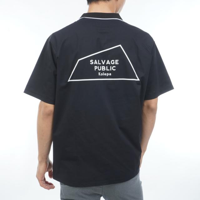 サルベージ パブリック コレパ　SALVAGE PUBLIC Kolepa　ストレッチ フナカイサーフ半袖ポロシャツ_13