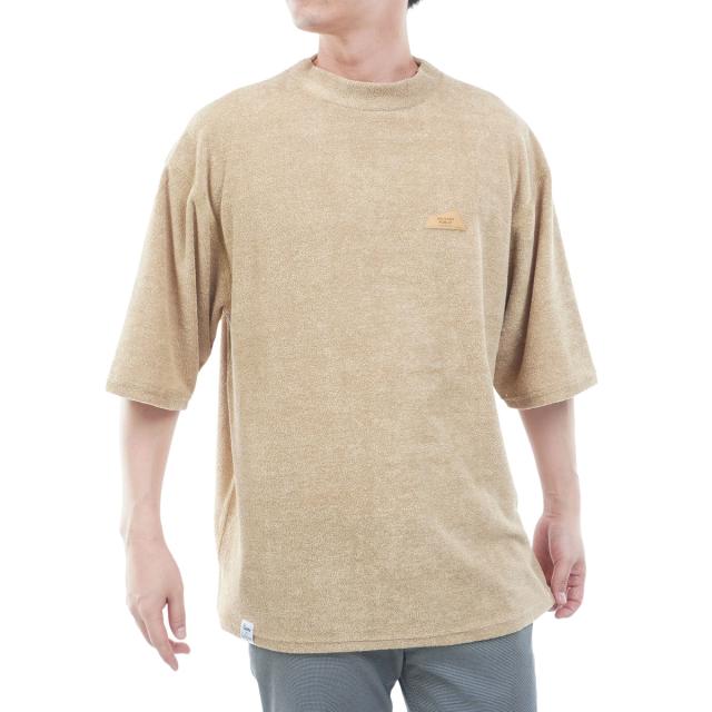 サルベージ パブリック コレパ　SALVAGE PUBLIC Kolepa　DH Leather patch 3.6パイルモックネック半袖シャツ_15