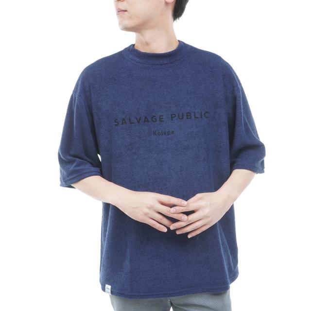 サルベージ パブリック コレパ　SALVAGE PUBLIC Kolepa　PARADISE NOW 3.6パイルモックネック5分袖シャツ_12