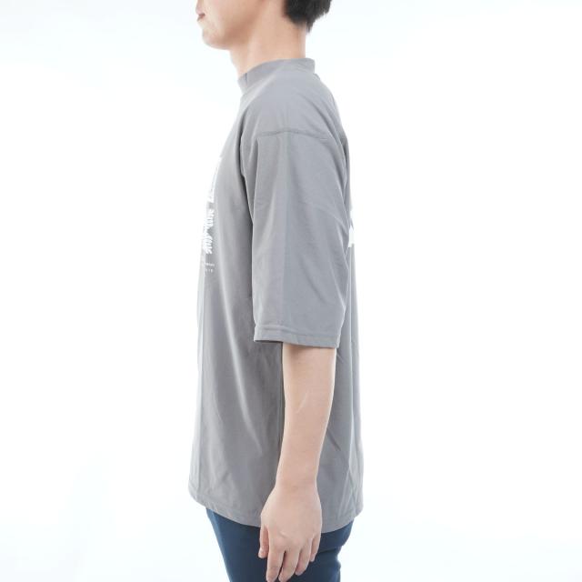 サルベージ パブリック コレパ　SALVAGE PUBLIC Kolepa　ストレッチ Nalu＆Turf サーフモックネック5分袖Tシャツ_5