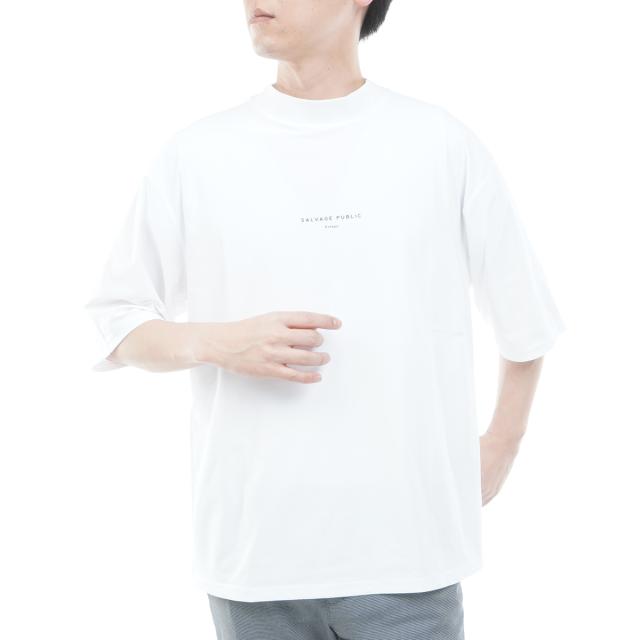 サルベージ パブリック コレパ　SALVAGE PUBLIC Kolepa　ストレッチ TI LEAF Paisley サーフモックネック5分袖Tシャツ