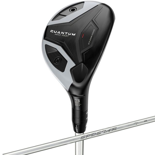 キャロウェイゴルフ　QUANTUM　QUANTUM MAX FAST ユーティリティ SPDSTAR 40　シャフト：SPDSTAR 40　レディス