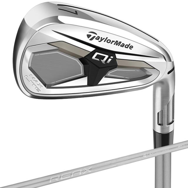 テーラーメイド　Qi　Qi MAX LITE アイアン(5本セット) REAX 40　シャフト：REAX 40　レディス