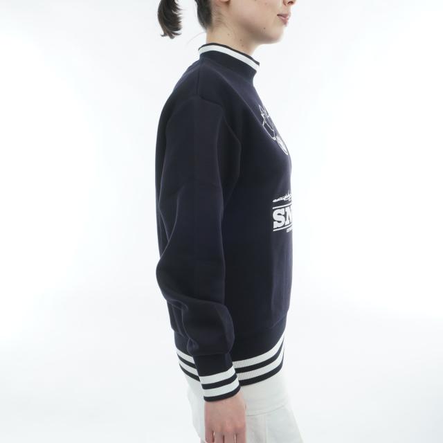 ニューエラ　NEW ERA GOLF　GFW テックスウェット PEANUTS モックネックトレーナー　レディス_4
