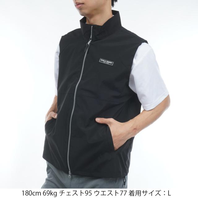 キャロウェイゴルフ　Callaway Golf　ストレッチ撥水フルジップベスト_1