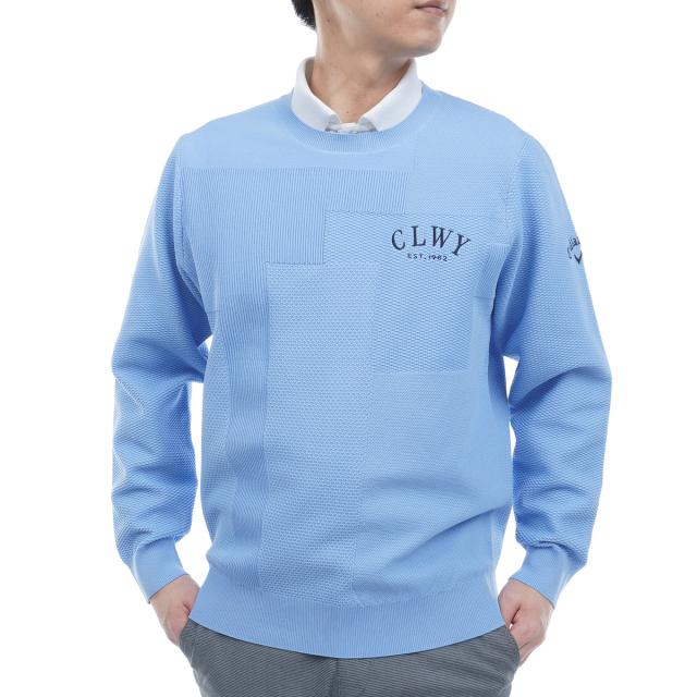 キャロウェイゴルフ　Callaway Golf　リンクス編みクルーネックセーター_3