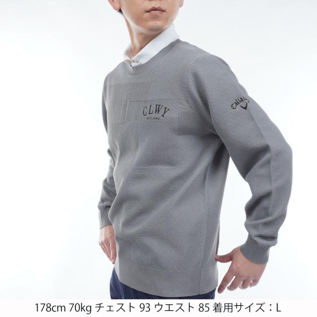 キャロウェイゴルフ　Callaway Golf　リンクス編みクルーネックセーター_18