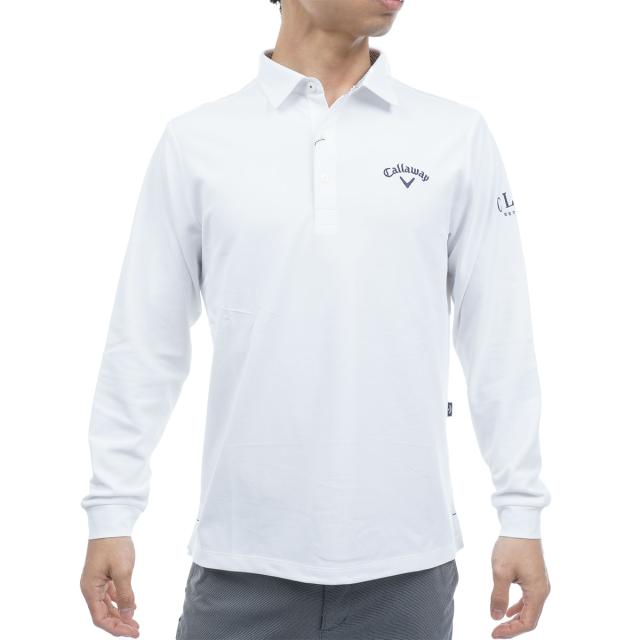 キャロウェイゴルフ　Callaway Golf　ビッグ鹿の子長袖シャツ