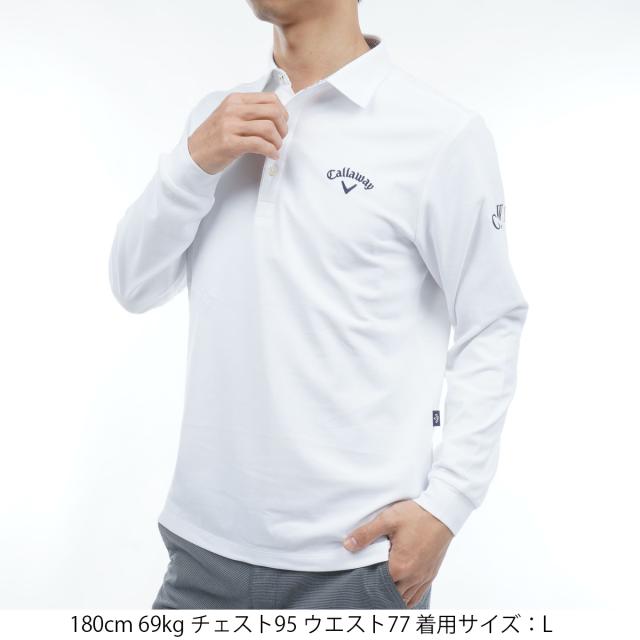 キャロウェイゴルフ　Callaway Golf　ビッグ鹿の子長袖シャツ_1
