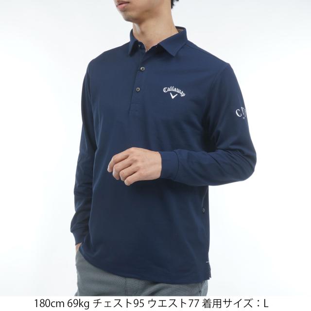 キャロウェイゴルフ　Callaway Golf　ビッグ鹿の子長袖シャツ_15