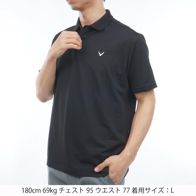 キャロウェイゴルフ　Callaway Golf　ミニワッフルリラックス半袖ポロシャツ_1
