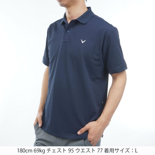 キャロウェイゴルフ　Callaway Golf　ミニワッフルリラックス半袖ポロシャツ_13