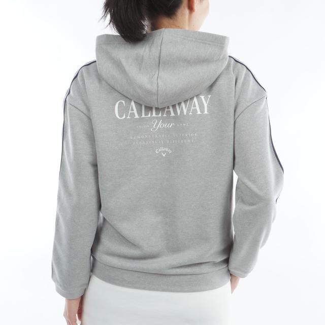 キャロウェイゴルフ　Callaway Golf　裏毛スウェットフルジップパーカー　レディス_3
