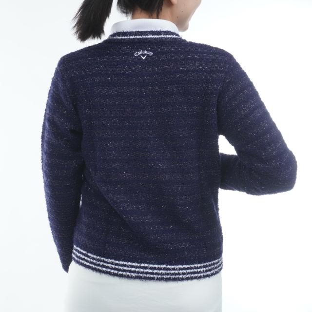 キャロウェイゴルフ　Callaway Golf　シャギーニット クルーネックカーディガン　レディス_16