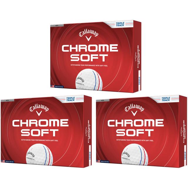 キャロウェイゴルフ　CHROME SOFT　CHROME SOFT トリプル・トラック ボール 3ダースセット