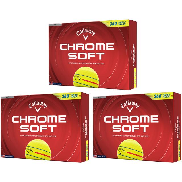 キャロウェイゴルフ　CHROME SOFT　CHROME SOFT 360 トリプル・トラック ボール 3ダースセット