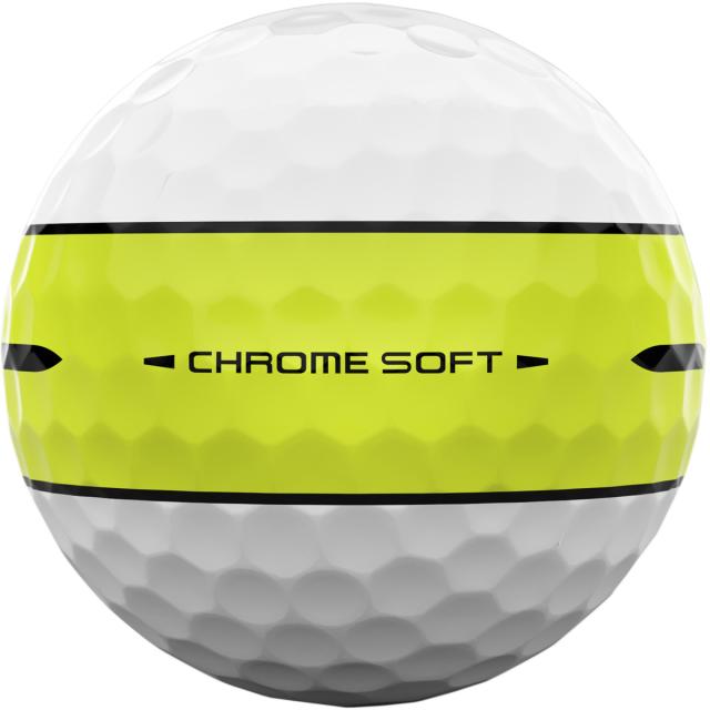 キャロウェイゴルフ　CHROME SOFT　CHROME SOFT 360 イエローストライプ ボール 3ダースセット