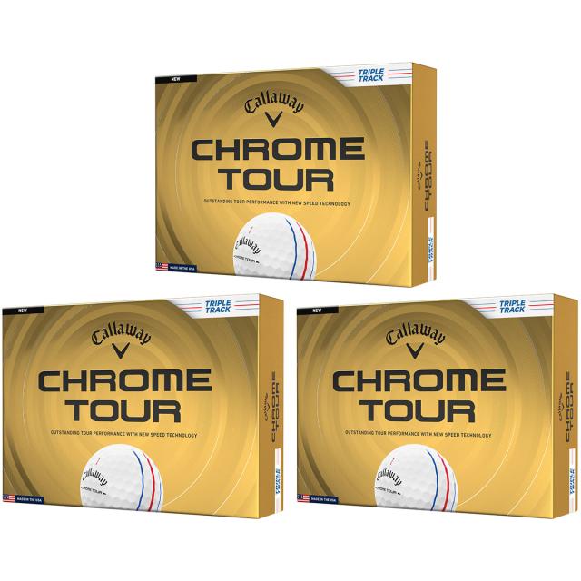 キャロウェイゴルフ　CHROME TOUR　CHROME TOUR トリプル・トラック ボール 3ダースセット