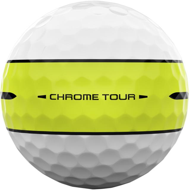 キャロウェイゴルフ　CHROME TOUR　CHROME TOUR 360 イエローストライプ ボール 3ダースセット