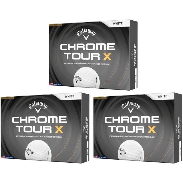 キャロウェイゴルフ　CHROME TOUR　CHROME TOUR X ボール 3ダースセット