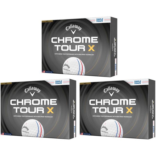 キャロウェイゴルフ　CHROME TOUR　CHROME TOUR X トリプル・トラック ボール 3ダースセット