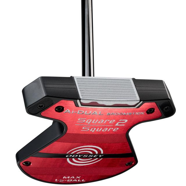 オデッセイ　Ai-DUAL　Ai-DUAL Square 2 Square 1／2-BALL BROOMSTICK MAX 長尺 パター　シャフト：STROKE LAB 180 BLACK