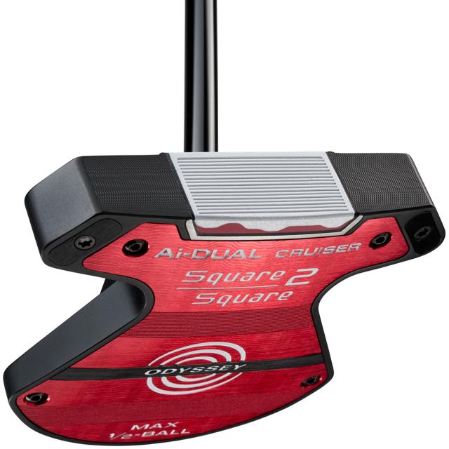 オデッセイ　Ai-DUAL　Ai-DUAL Square 2 Square 1／2-BALL CRUISER MAX 中尺 パター　シャフト：STROKE LAB 140 BLACK