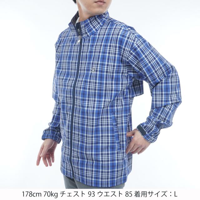 マンシングウェア　Munsingwear　SEASON ストレッチ チェック柄ジャケット_1