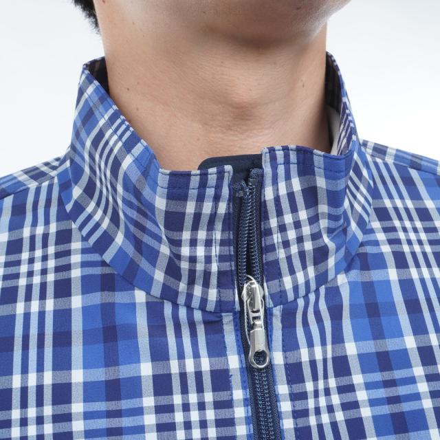 マンシングウェア　Munsingwear　SEASON ストレッチ チェック柄ジャケット_8