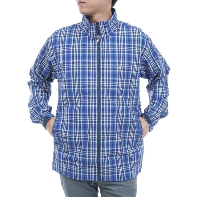 マンシングウェア　Munsingwear　SEASON ストレッチ チェック柄ジャケット_11