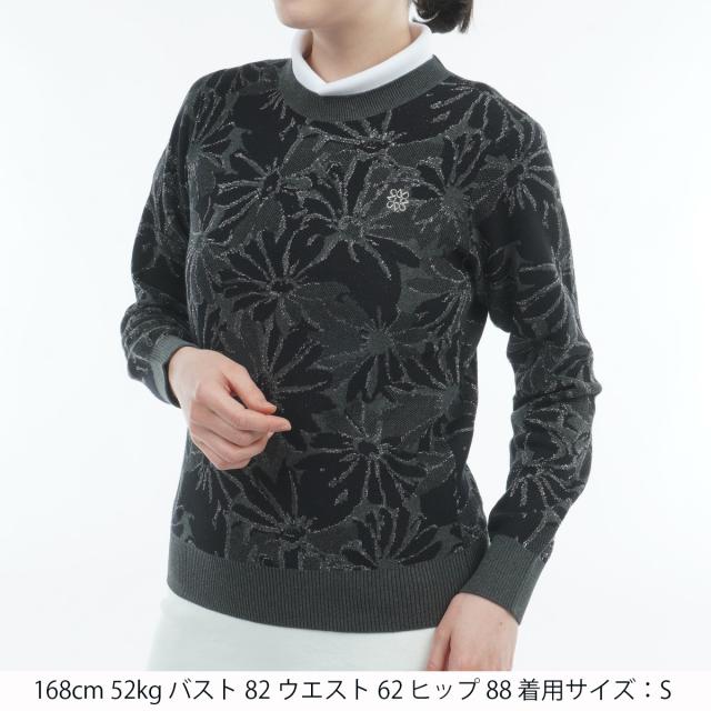 セント・アンドリュース　St ANDREWS　マーガレットフラワージャカードプルオーバーセーター　レディス_4
