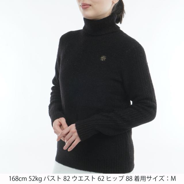 セント・アンドリュース　St ANDREWS　天竺裏目タートルネックセーター　レディス_1