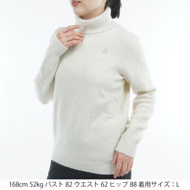 セント・アンドリュース　St ANDREWS　天竺裏目タートルネックセーター　レディス_11