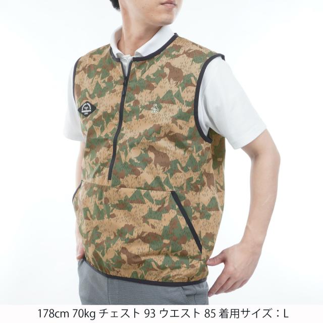 ペンギン バイ マンシングウェア　Penguin by Munsingwear　ペンギンカモフラージュ プルオーバーベスト_1