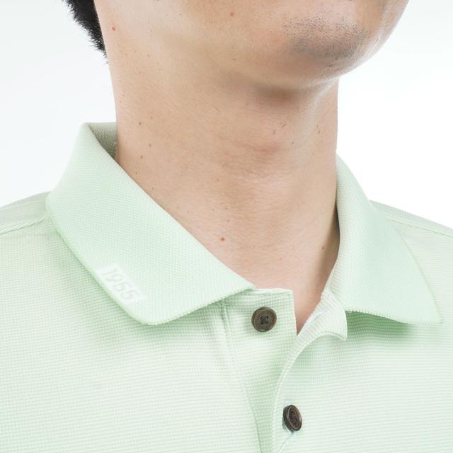 マンシングウェア　Munsingwear　SUNSCREENドット鹿の子半袖ポロシャツ_6