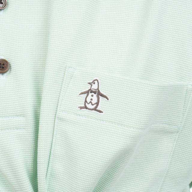 マンシングウェア　Munsingwear　SUNSCREENドット鹿の子半袖ポロシャツ_8