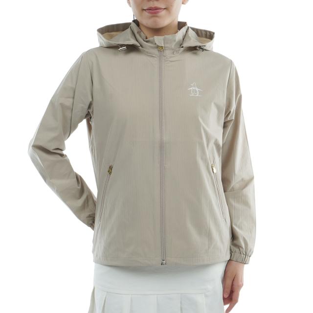 マンシングウェア　Munsingwear　ストレッチ エンボスブルゾン　レディス