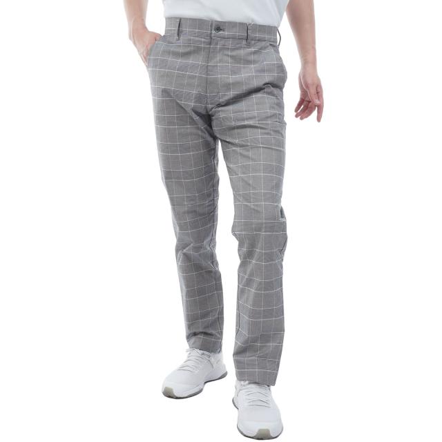 マンシングウェア　Munsingwear　ストレッチグレンチェク柄ロングパンツ