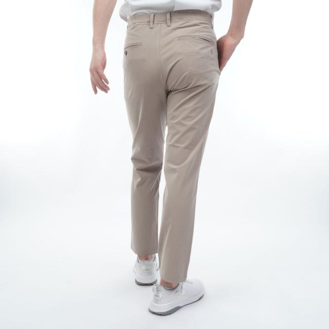 マンシングウェア　Munsingwear　ストレッチハウンドトゥース地柄9分丈パンツ_3