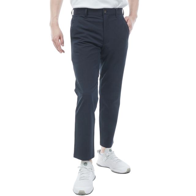 マンシングウェア　Munsingwear　ストレッチハウンドトゥース地柄9分丈パンツ_11