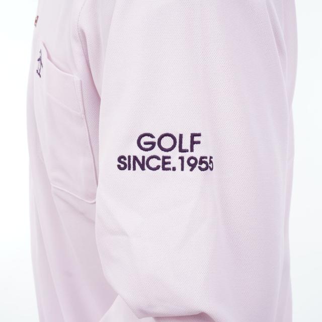 マンシングウェア　Munsingwear　ストレッチ サイドメッシュ長袖ポロシャツ_9