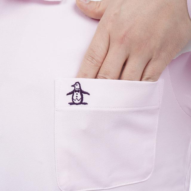 マンシングウェア　Munsingwear　ストレッチ サイドメッシュ長袖ポロシャツ_11