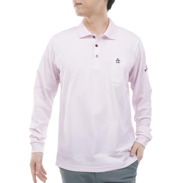 マンシングウェア　Munsingwear　ストレッチ サイドメッシュ長袖ポロシャツ_16
