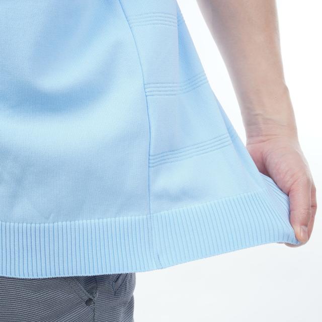 マンシングウェア　Munsingwear　背面地柄ボーダーVネックベスト_8